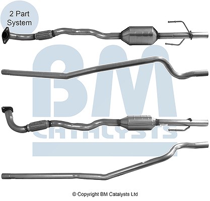 Bm Catalysts Katalysator [Hersteller-Nr. BM80263H] für Opel, Vauxhall