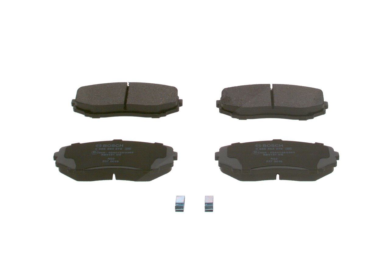 Bosch Bremsbelagsatz, Scheibenbremse [Hersteller-Nr. 0986494375] für Ford Usa, Mitsubishi, Mazda