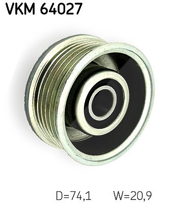 Skf Umlenk-/Führungsrolle, Keilrippenriemen [Hersteller-Nr. VKM64027] für Mazda