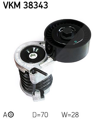 Skf Spannrolle, Keilrippenriemen [Hersteller-Nr. VKM38343] für BMW