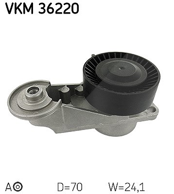 Skf Spannrolle, Keilrippenriemen [Hersteller-Nr. VKM36220] für Volvo