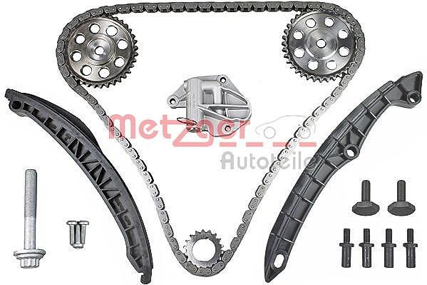 Metzger Autoteile Steuerkettensatz [Hersteller-Nr. 7490026] für Skoda, Seat, VW