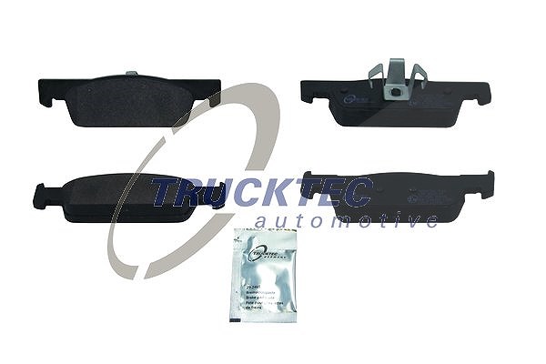 Trucktec Automotive Bremsbelagsatz, Scheibenbremse [Hersteller-Nr. 02.35.552] für Smart, Dacia, Renault