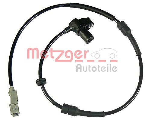 Metzger Autoteile Sensor, Raddrehzahl [Hersteller-Nr. 0900804] für Lancia, Citroën, Peugeot, Fiat