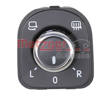 Metzger Autoteile Schalter, Spiegelverstellung [Hersteller-Nr. 0916279] für VW, Seat