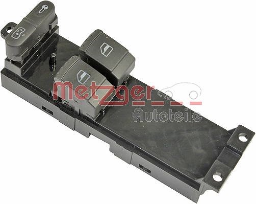 Metzger Autoteile Schalter, Fensterheber [Hersteller-Nr. 0916305] für VW, Seat