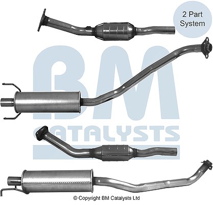 Bm Catalysts Katalysator [Hersteller-Nr. BM91604H] für Toyota