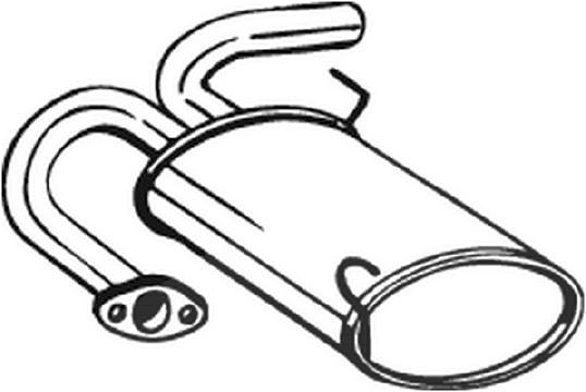 Bosal Endschalldämpfer [Hersteller-Nr. 145-191] für Nissan