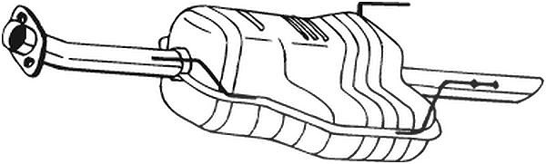 Bosal Endschalldämpfer [Hersteller-Nr. 185-455] für Opel, Vauxhall