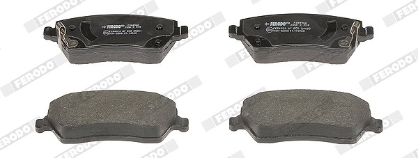 Ferodo Bremsbelagsatz, Scheibenbremse [Hersteller-Nr. FDB4966] für Nissan