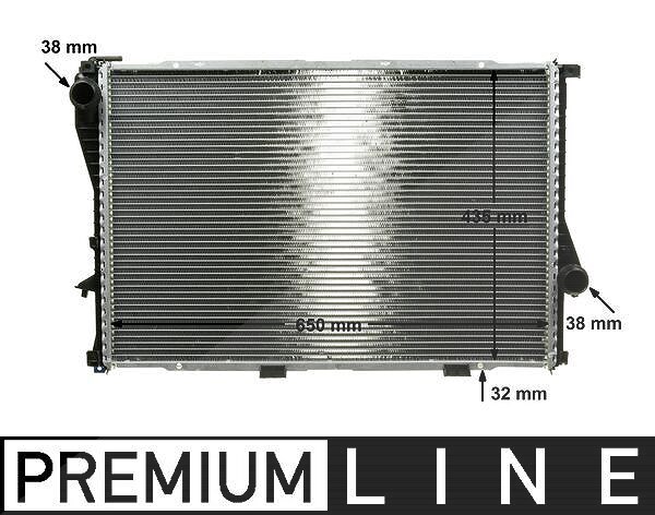 Mahle Kühler, Motorkühlung [Hersteller-Nr. CR295000P] für Alpina, BMW