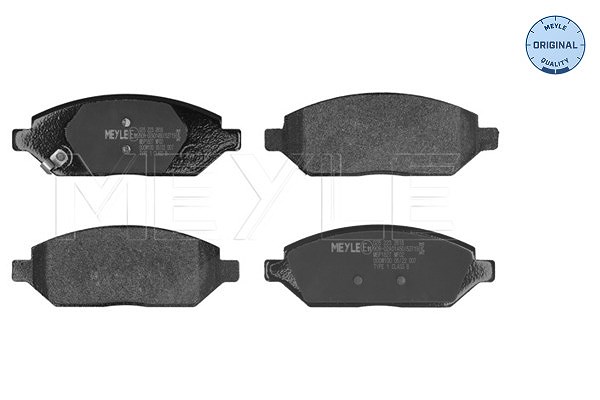 Meyle Bremsbelagsatz, Scheibenbremse [Hersteller-Nr. 0252232618] für Vauxhall, Opel