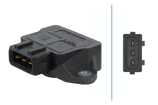 Hella Sensor, Drosselklappenstellung [Hersteller-Nr. 6PX008476-101] für Seat, VW