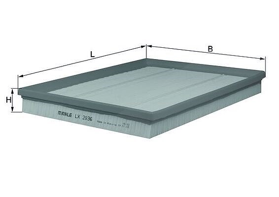 Mahle Luftfilter [Hersteller-Nr. LX2036] für BMW