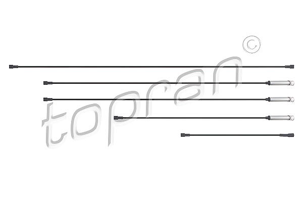 Topran Zündleitungssatz [Hersteller-Nr. 202512] für Opel, Vauxhall