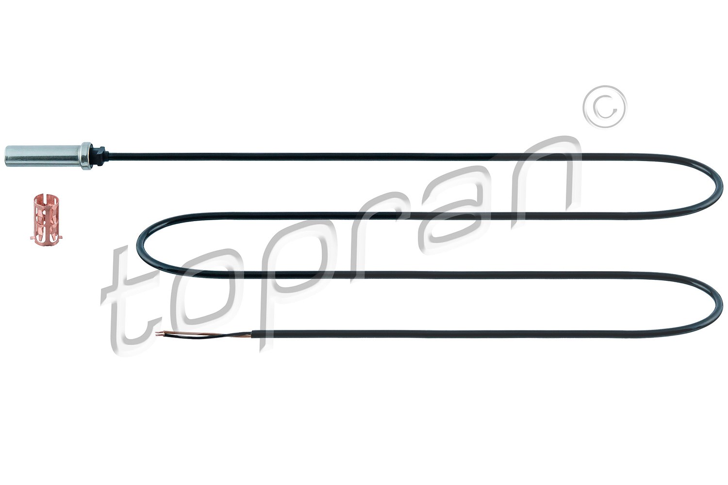 Topran Sensor, Raddrehzahl [Hersteller-Nr. 115376] für VW, Mercedes-Benz