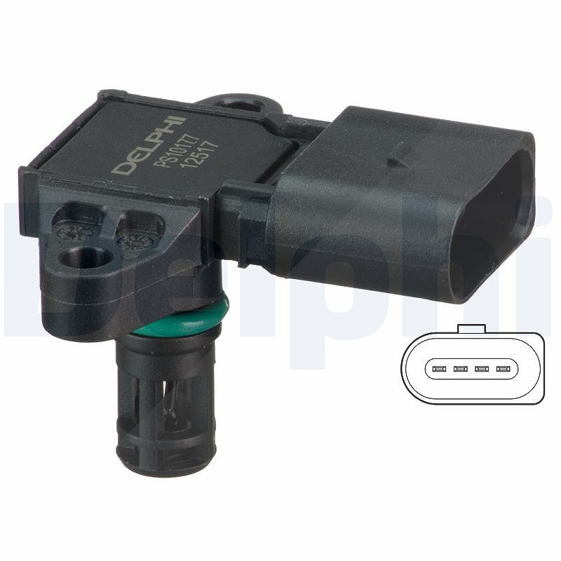 Delphi Sensor, Saugrohrdruck [Hersteller-Nr. PS10177] für Seat, Skoda, VW, Audi