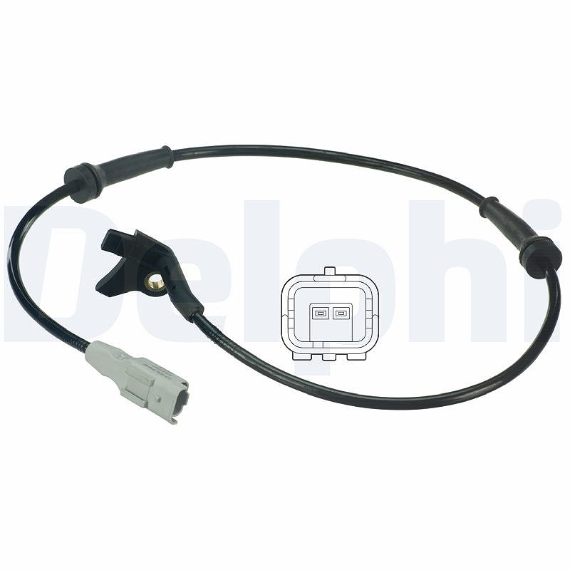 Delphi Sensor, Raddrehzahl [Hersteller-Nr. SS20397] für Peugeot, Citroën