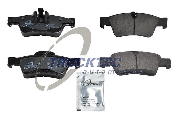 Trucktec Automotive Bremsbelagsatz, Scheibenbremse [Hersteller-Nr. 02.35.199] für Mercedes-Benz