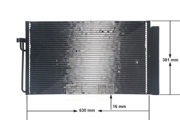 Mahle Kondensator, Klimaanlage [Hersteller-Nr. AC345000S] für BMW