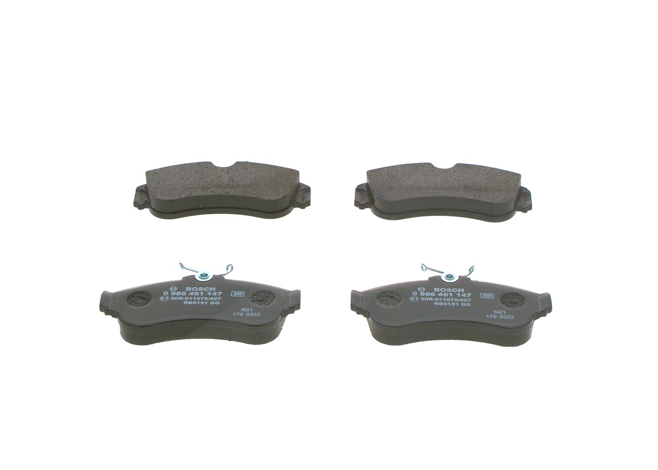 Bosch Bremsbelagsatz, Scheibenbremse [Hersteller-Nr. 0986461147] für Nissan