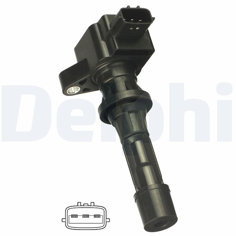 Delphi Zündspule [Hersteller-Nr. GN10499-12B1] für Mazda