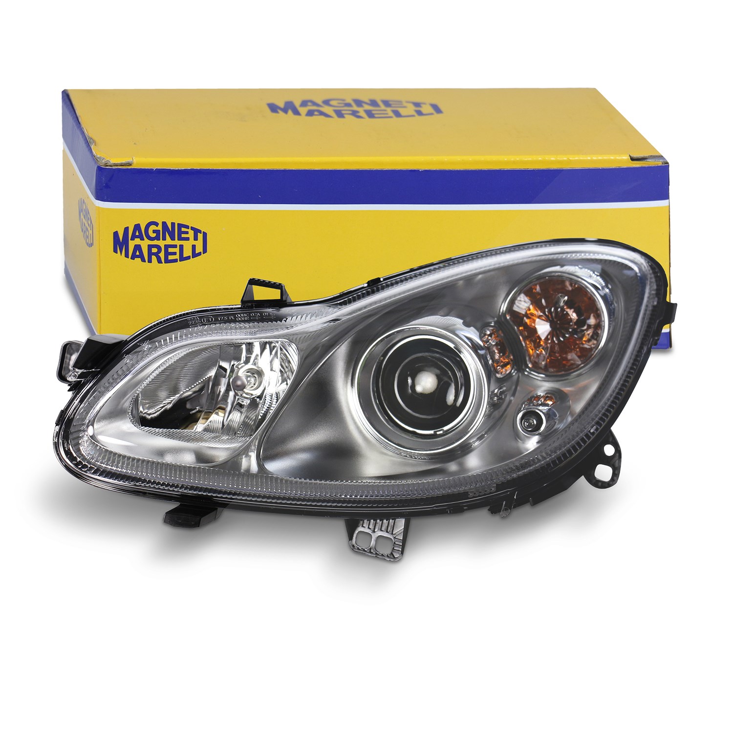 Magneti Marelli Scheinwerfer links H7/H7 mit Stellmotor [Hersteller-Nr. 710301229201] für Smart