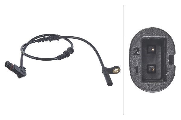Hella Sensor, Raddrehzahl [Hersteller-Nr. 6PU012039-711] für Mercedes-Benz