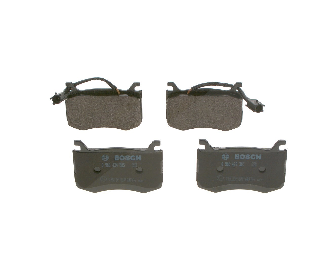 Bosch Bremsbelagsatz, Scheibenbremse [Hersteller-Nr. 0986424385] für Alfa Romeo