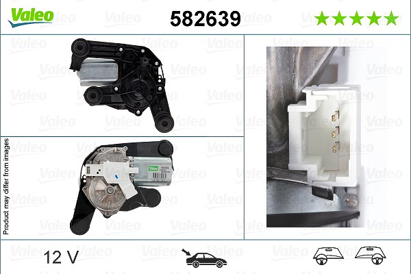 Valeo Wischermotor [Hersteller-Nr. 582639] für Citroën