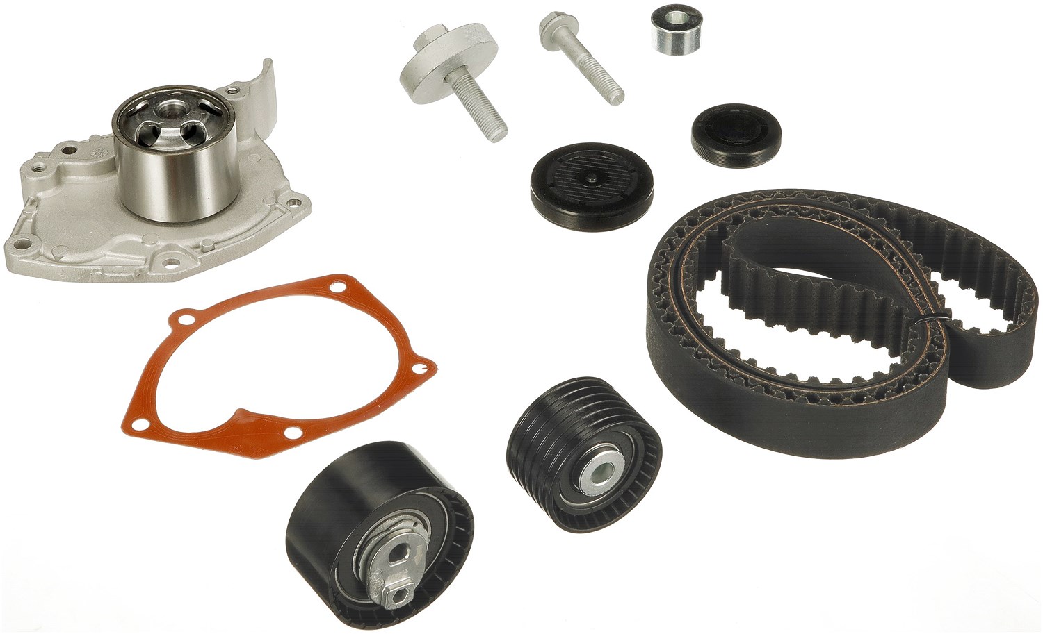 Gates Wasserpumpe + Zahnriemensatz [Hersteller-Nr. KP45550XS] für Vauxhall, Nissan, Opel, Renault