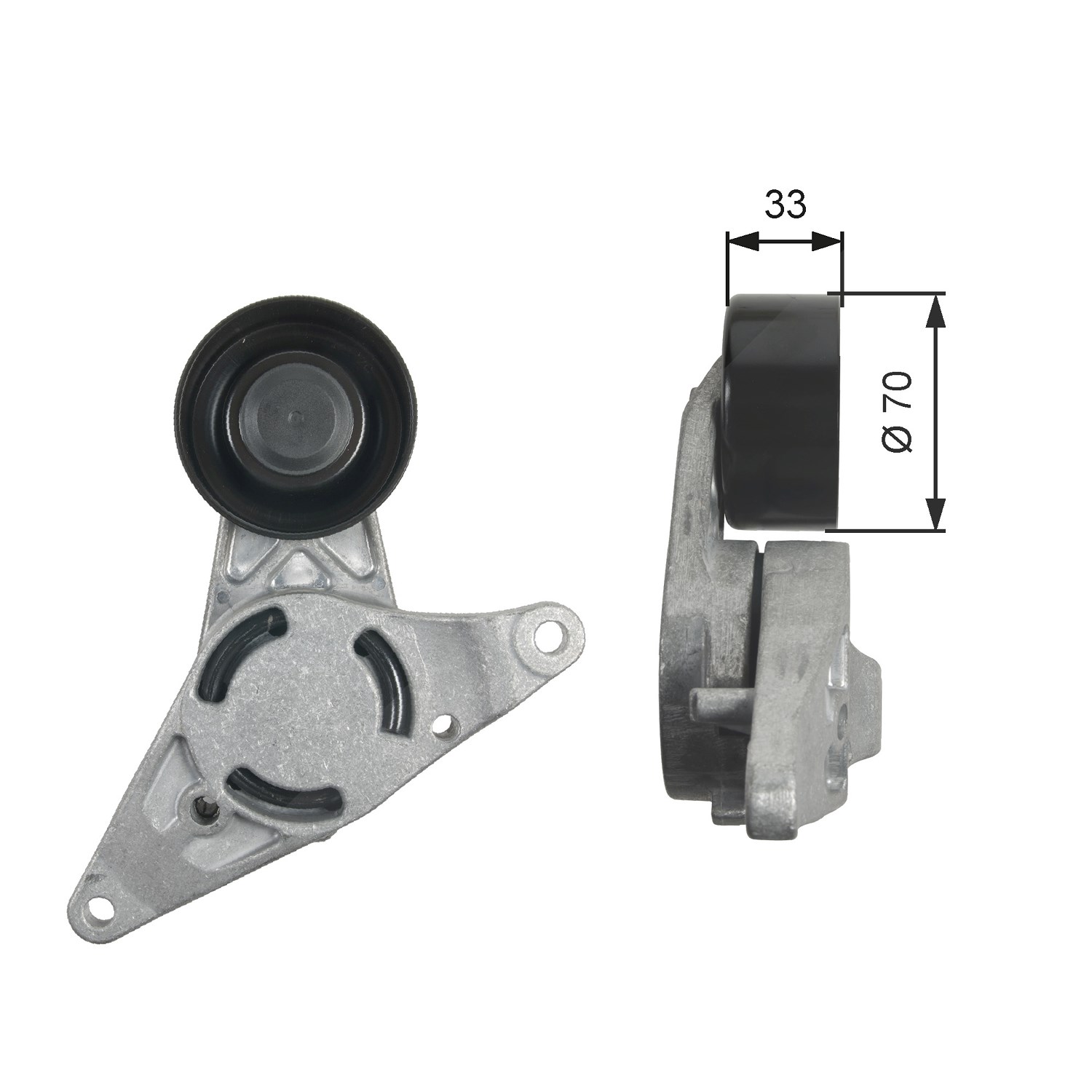 Gates Spannrolle, Keilrippenriemen [Hersteller-Nr. T39250] für Renault