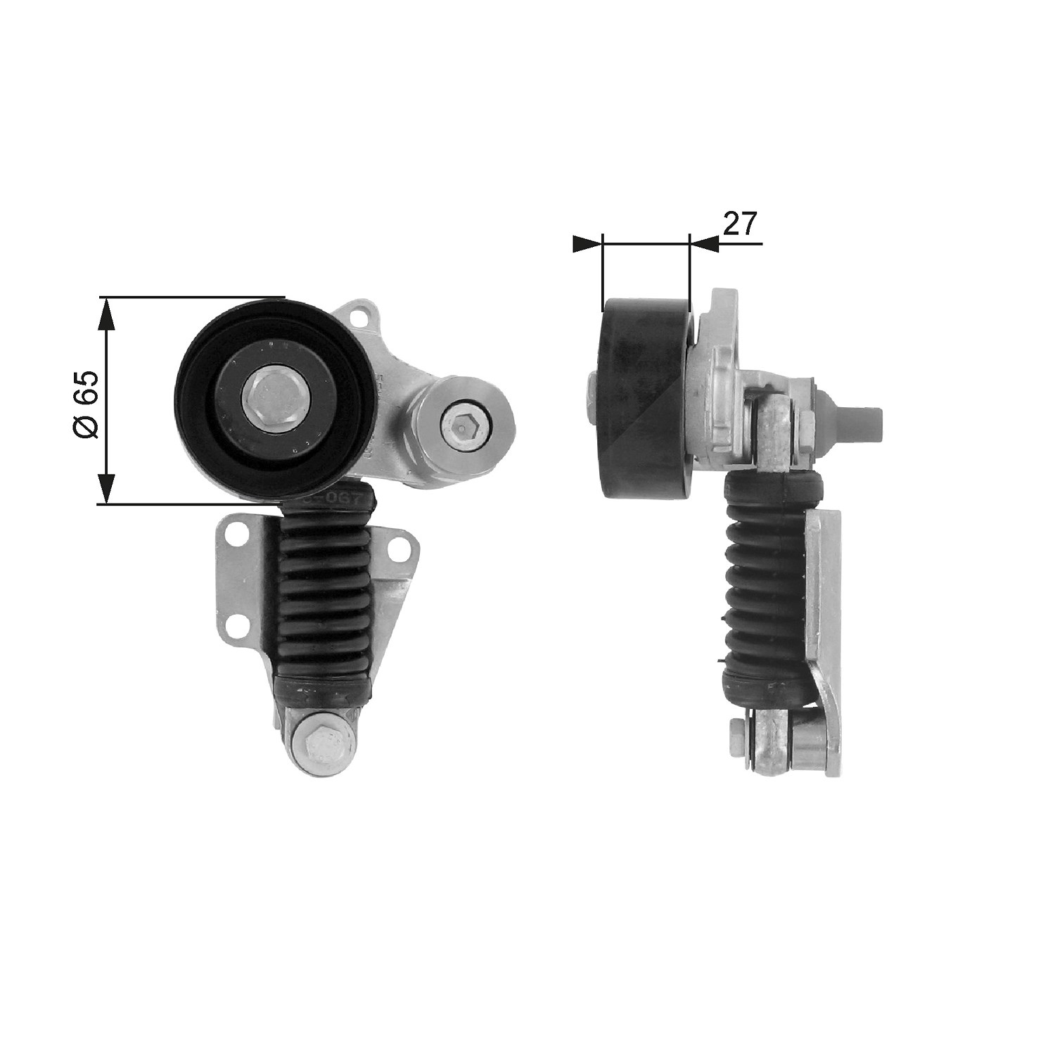 Gates Spannrolle, Keilrippenriemen [Hersteller-Nr. T38399] für Alfa Romeo, Lancia, Fiat