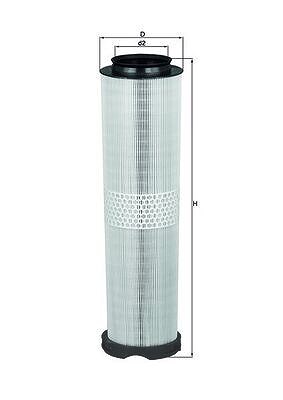 Mahle Luftfilter [Hersteller-Nr. LX816/5] für Mercedes-Benz