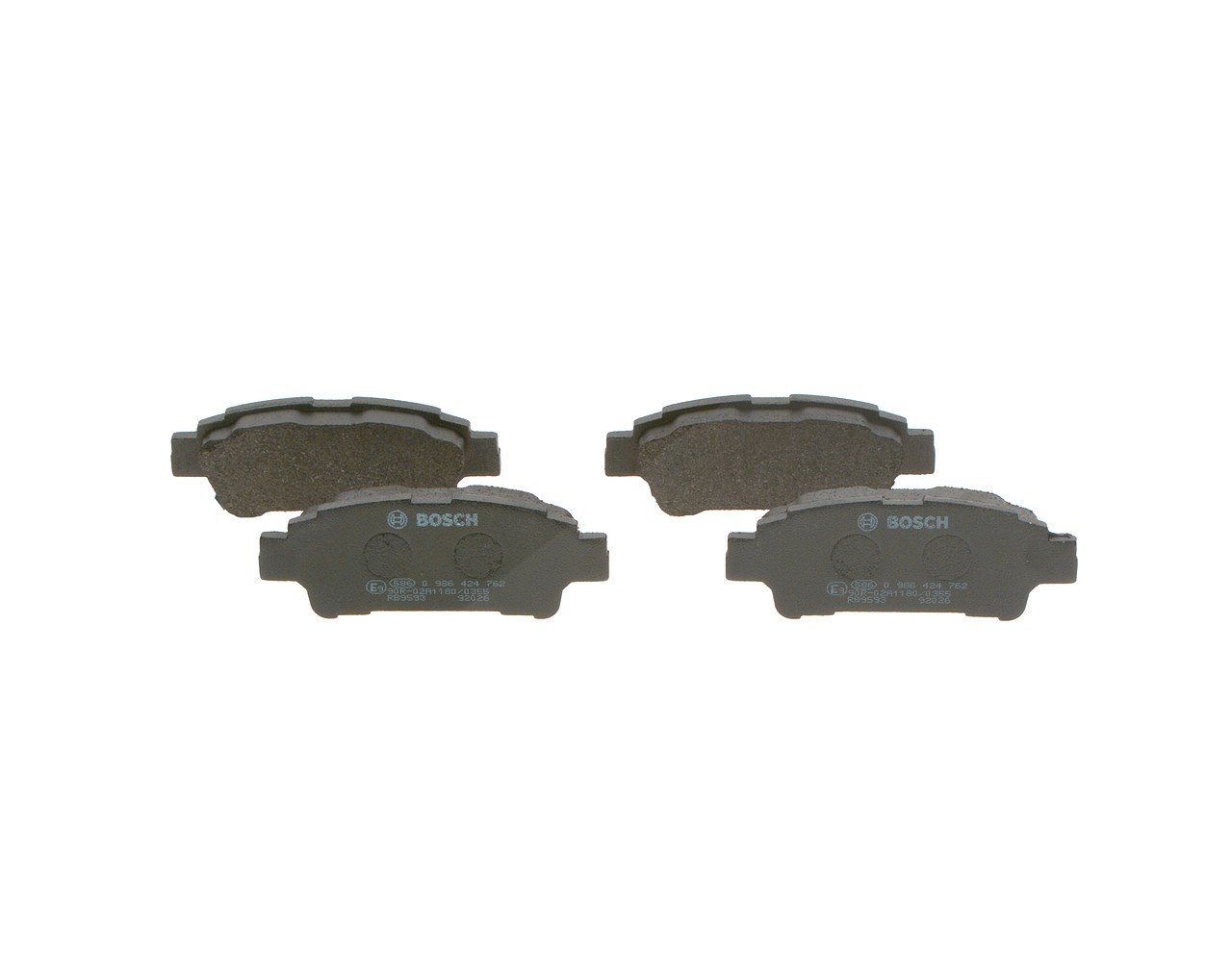 Bosch Bremsbelagsatz, Scheibenbremse [Hersteller-Nr. 0986424762] für Toyota