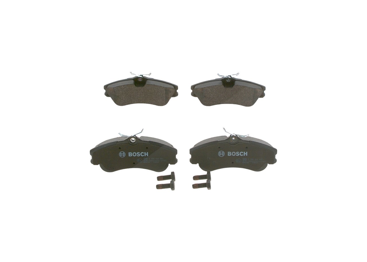 Bosch Bremsbelagsatz, Scheibenbremse [Hersteller-Nr. 0986424583] für Peugeot, Citroën
