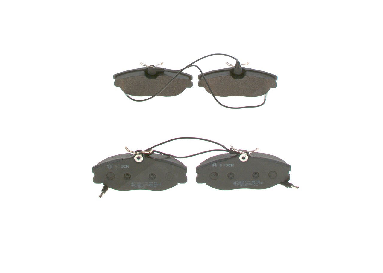 Bosch Bremsbeläge vorne (Satz) [Hersteller-Nr. 0986424223] für Peugeot, Citroën