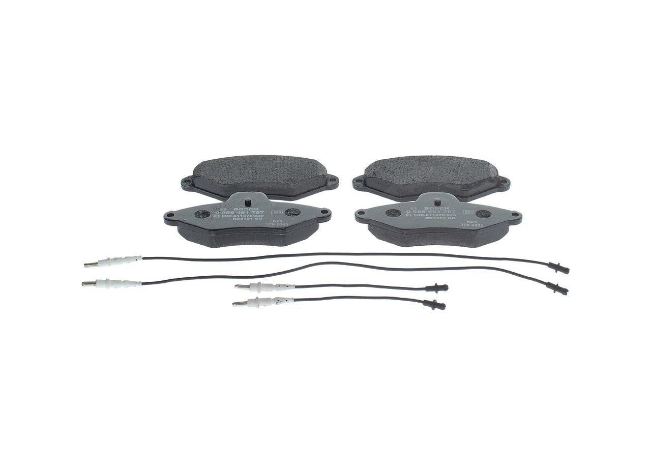 Bosch Bremsbelagsatz, Scheibenbremse [Hersteller-Nr. 0986461757] für Citroën