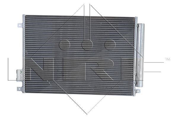 Nrf Kondensator, Klimaanlage [Hersteller-Nr. 35753] für Lancia, Ford, Chrysler, Fiat