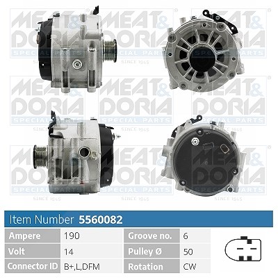 Meat & Doria Generator [Hersteller-Nr. 5560082] für Mercedes-Benz, Toyota