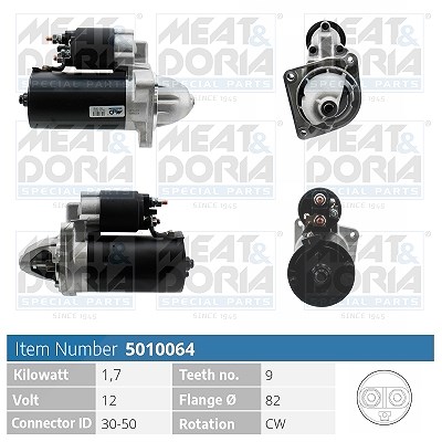 Meat & Doria Starter [Hersteller-Nr. 5010064] für Fiat