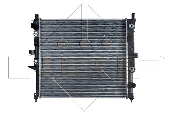 Nrf Kühler, Motorkühlung [Hersteller-Nr. 55334] für Mercedes-Benz