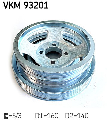 Skf Riemenscheibe, Kurbelwelle [Hersteller-Nr. VKM93201] für Fiat