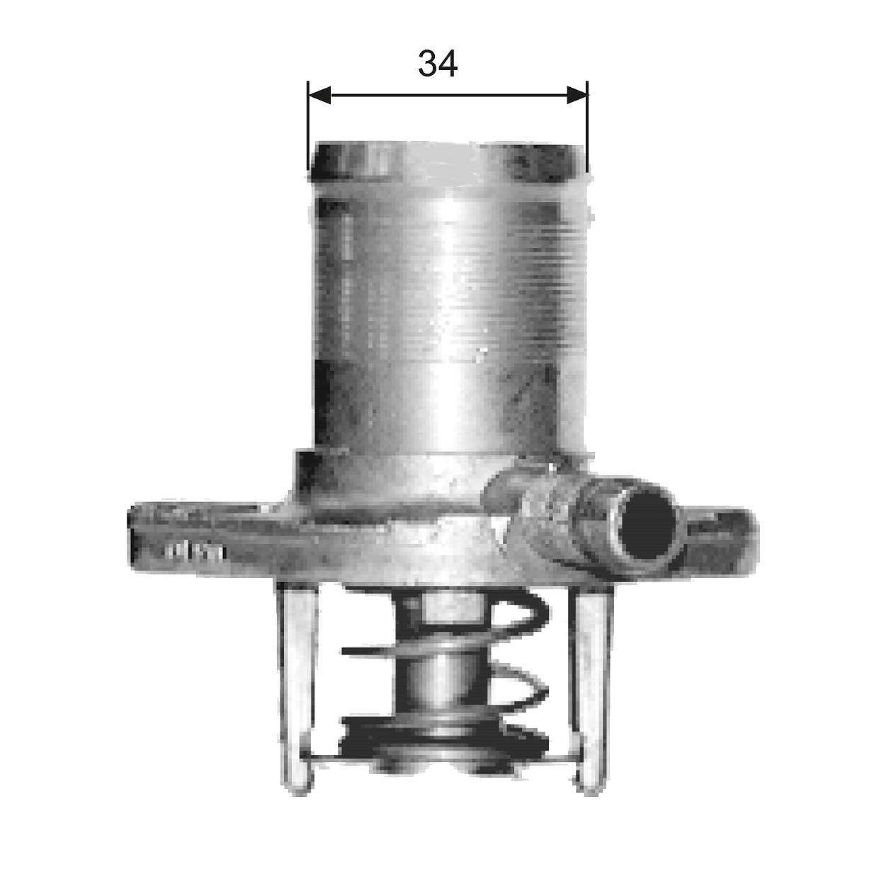 Gates Thermostat, Kühlmittel [Hersteller-Nr. TH15289G1] für Renault