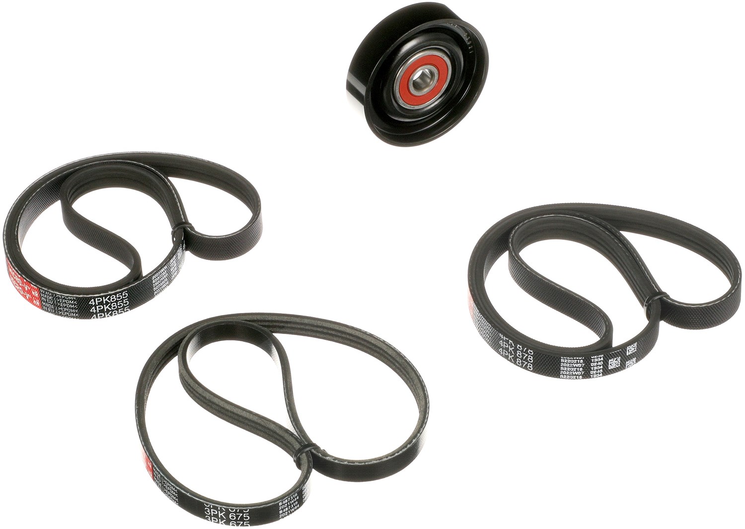 Gates Keilrippenriemensatz [Hersteller-Nr. K074PK878] für Hyundai