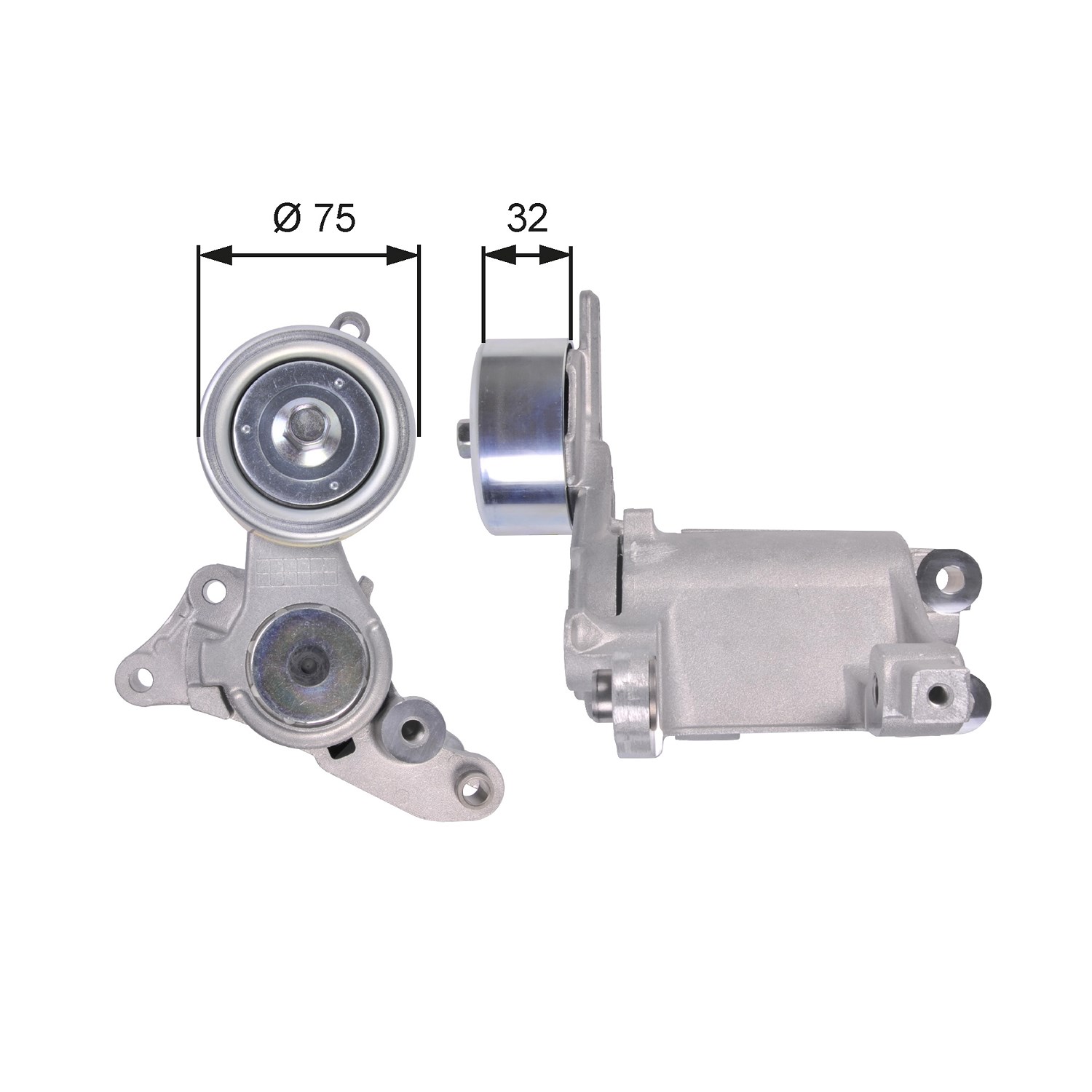 Gates Spannrolle, Keilrippenriemen [Hersteller-Nr. T39135] für Toyota
