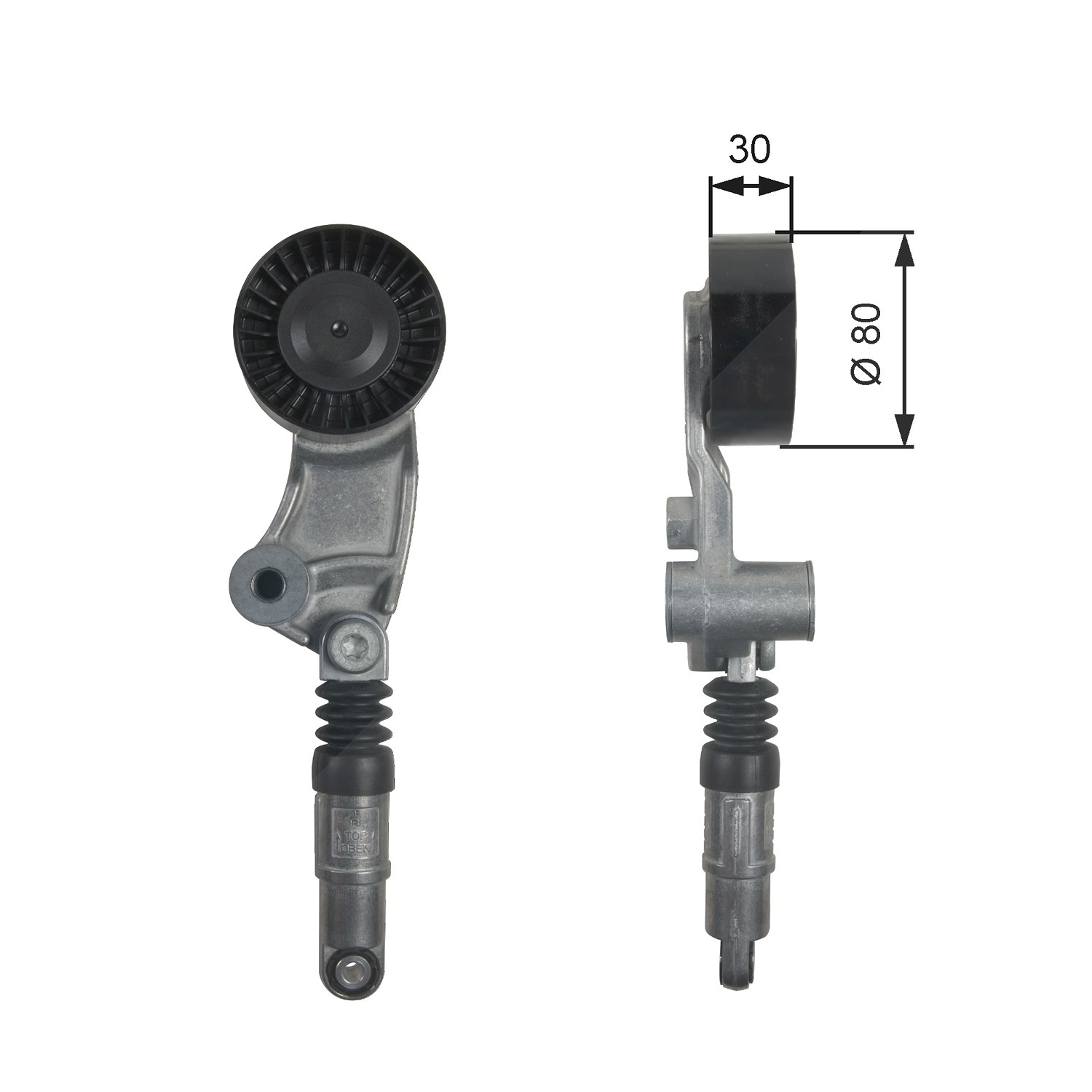 Gates Spannrolle, Keilrippenriemen [Hersteller-Nr. T39257] für Subaru