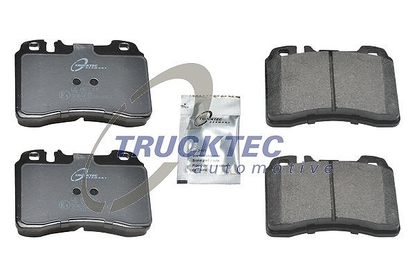 Trucktec Automotive Bremsbelagsatz, Scheibenbremse [Hersteller-Nr. 02.35.102] für Mercedes-Benz