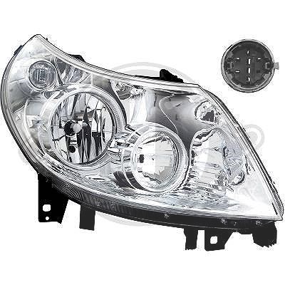 Diederichs Hauptscheinwerfer [Hersteller-Nr. 3484180] für Peugeot, Citroën, Fiat