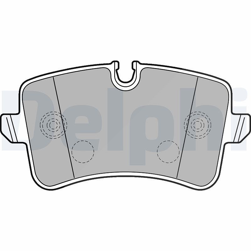 Für DELPHI LP2226 Brake Pad Set, disc brake LP2226 Brake pads set rear , fits: - Bild 7